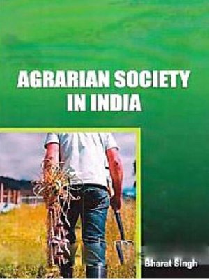 cover image of Agrarian Society in India